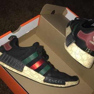 Custom Gucci x Adidas shoes